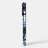 Goldengate Park  Psychedelic Floral Black Case-Mate iPhone Case (Achterkant / Links)