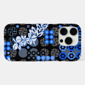 Goldengate Park  Psychedelic Floral Black Case-Mate iPhone Case (Achterkant (horizontaal))