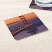 GoldenGateBridge20150502 Kartonnen Onderzetters (Schuin)