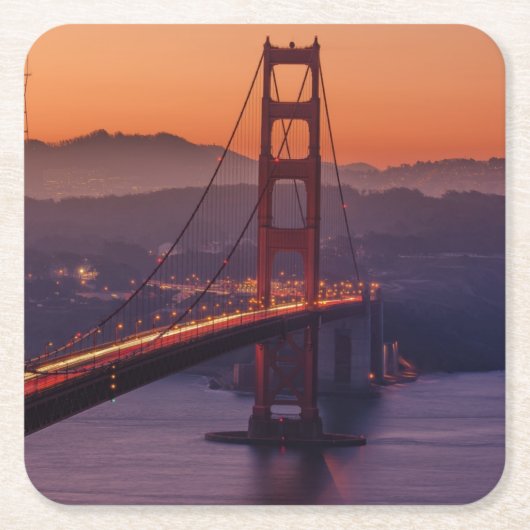 GoldenGateBridge20150502 Kartonnen Onderzetters (Voorkant)