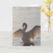 GoldenHourSwan Kaart (Gele Bloem)