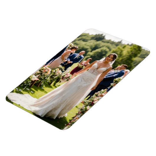 #GoldenHourWeddingFlexiblePhotoMagnet Magneet (Linkerzijde)