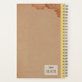 Goldenpea bloem gepersonaliseerde compositie notitieboek (Achterkant)