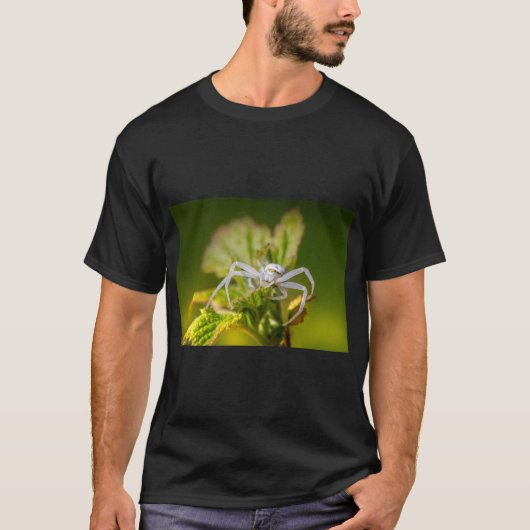 Goldenrod Crab Spider Natuur T-shirt (Voorkant)