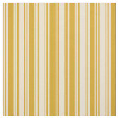 Goldenrod en Beige Lines Pattern Stof (Swatch)