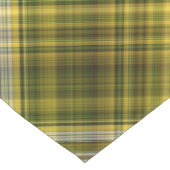 Goldenrod en madeliefjes geel en groen geplakt korte tafelloper (Hoek)