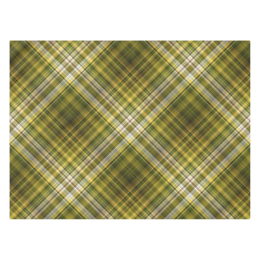 Goldenrod en madeliefjes geel en groen geplakt tafelkleed (Voorkant (Horizontaal))