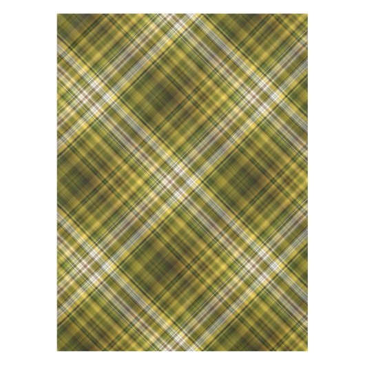 Goldenrod en madeliefjes geel en groen geplakt tafelkleed (Voorkant)