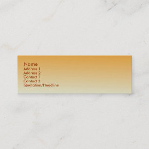 Goldenrod Metallic Visitekaartje