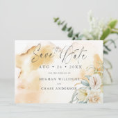 Goldenrod Sand Waterverf Floral (Staand voorkant)