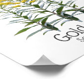 Goldenrod Solidago Wildflower en Pollinators Poster (Hoek)