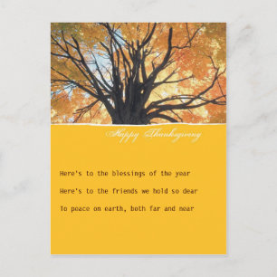 Goldenrod Thanksgiving Invitation Briefkaart