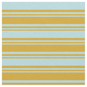 Goldenrode en Powder Blue Pattern Stof