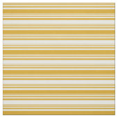 Goldenrode en White Stripes Pattern Stof (Swatch)