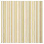 Goldenrode en wit gekleurd Striped/Lined Pattern Stof (Swatch)
