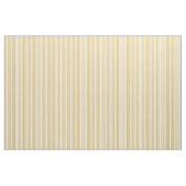 Goldenrode en wit gekleurd Striped/Lined Pattern Stof (Fat Quarter)
