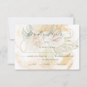 Goldenrode Gele Floral Maal Choice RSVP (Voorkant)