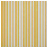 Goldenrode & Light Grey Lines/Stripes Pattern Stof (Swatch)