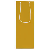 Goldenrode Solid Color Wijn Cadeautas (Voorkant)
