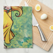 Goldens Belly Dancer                               Theedoek (Quarter Fold)