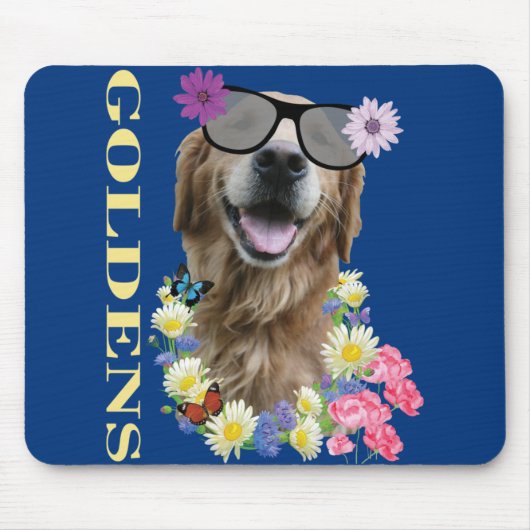 Goldens Best Dog Muismat (Voorkant)