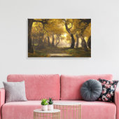 Goldenwalk Canvas Print (Insitu (Woonkamer))