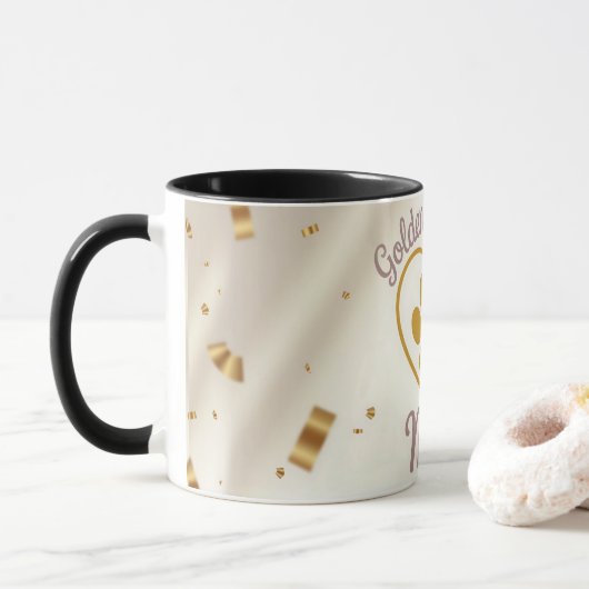 Golder Retriever Mom Custom Coffee Mug Mok (Met donut)