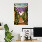 Golders Hill Park Londen Reisposter Poster (Thuiskantoor)
