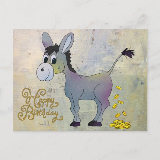 Goldesel Briefkaart (Voorkant)