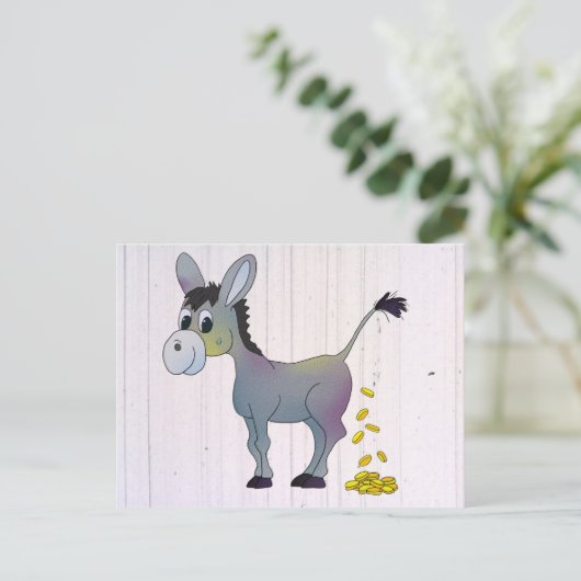 Goldesel Briefkaart (Staand voorkant)