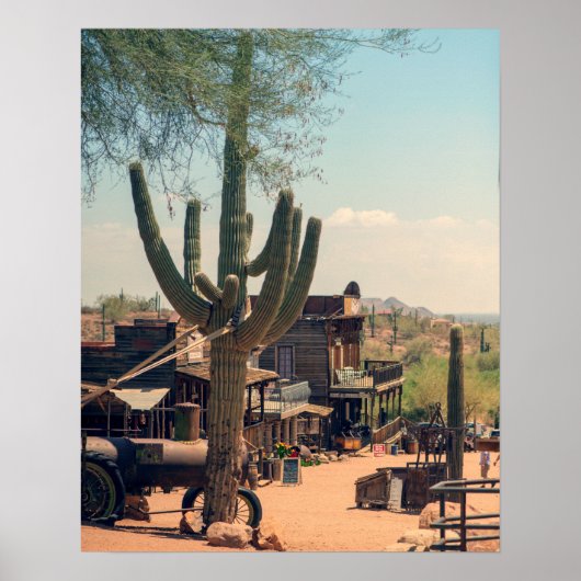 Goldfield Ghost Town Poster (Voorkant)