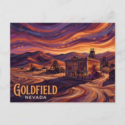 Goldfield USA Briefkaart (Voorkant)