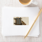 Goldfinch, 1654, van Carel Fabritius Etiket (Insitu)