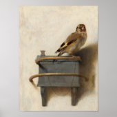 Goldfinch, 1654, van Carel Fabritius Poster (Voorkant)