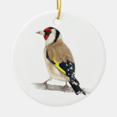 Goldfinch Bird Keramisch Ornament (Voorkant)