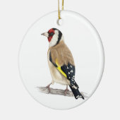 Goldfinch Bird Keramisch Ornament (Links)