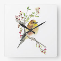 Goldfinch Bird Waterverf Art