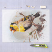 Goldfinch Bird Waterverf Tissuepapier (Craft)