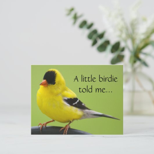 Goldfinch Briefkaart (Staand voorkant)