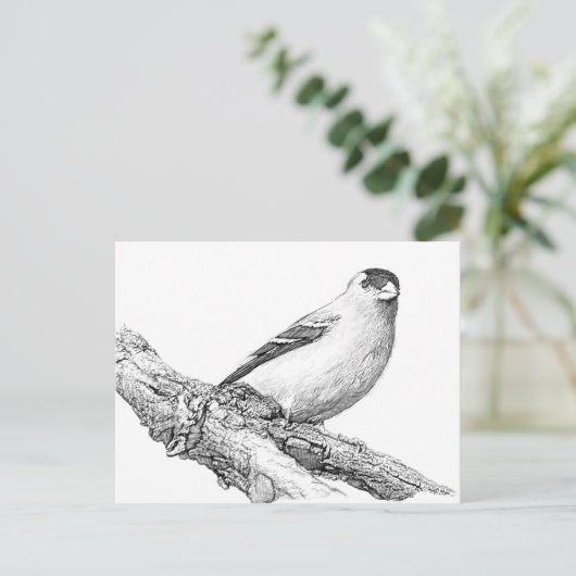 Goldfinch Briefkaart (Staand voorkant)