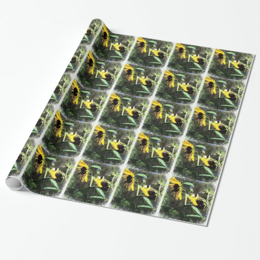 Goldfinch Cadeaupapier (Uitgerold)