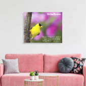 Goldfinch Canvas Afdruk (Insitu (Woonkamer))