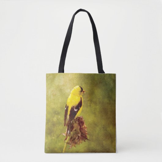 Goldfinch Designer All-Over-Print Handbag Tote Bag (Voorkant)