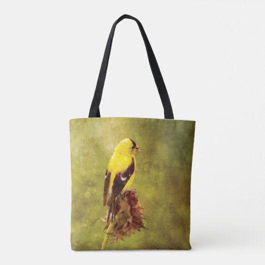 Goldfinch Designer All-Over-Print Handbag Tote Bag (Achterkant)