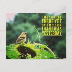 Goldfinch dichter dan ik gisteren was briefkaart