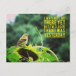 Goldfinch dichter dan ik gisteren was briefkaart