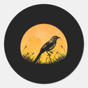 Goldfinch Easy Halloween Outfit Passerine Moon Cos Ronde Sticker