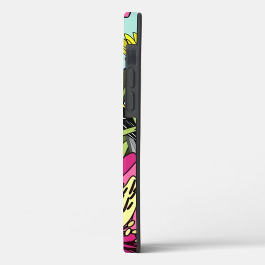 Goldfinch en Bloemen Case-Mate iPhone Case (Achterkant / Links)