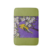 Goldfinch en Blossom Bath Mat (Voorkant Verticaal)