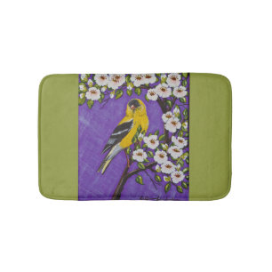 Goldfinch en Blossom Bath Mat